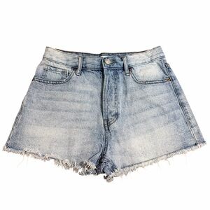 PacSun Vintage High-Rise Button-Fly Denim Shorts | Light Wash | Size 26
